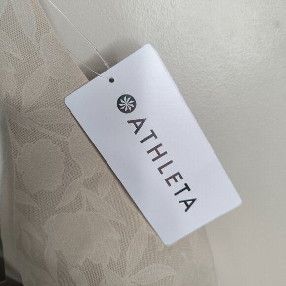 NWT Athleta Floral Tapestry Toile Stretchy Supportive Ritual Lace Plunge Bra S - Picture 5 of 8